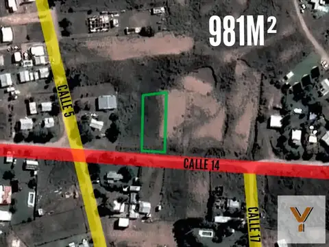 Terreno en venta - 981Mts2 - Coronel Rosales