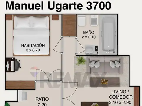 Departamento en Venta en Coghlan, USD 92.000