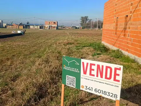 Amplio terreno en Las Fincas Ibarlucea