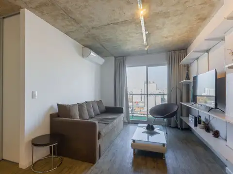 2 Ambientes Premium/Piso Alto/Balcón/Amenities/Totalmente Amoblado/Palermo Hollywood