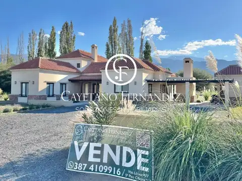 Vendo hermosa casa en Estancias de Cafayate / Salta
