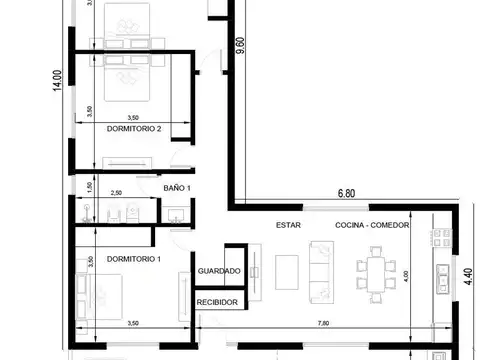 Casa  4 amb. 134m2 en venta Barrio nautico Albardon a estrenar