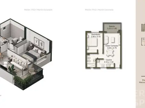 Departamento en Venta de Monoambiente