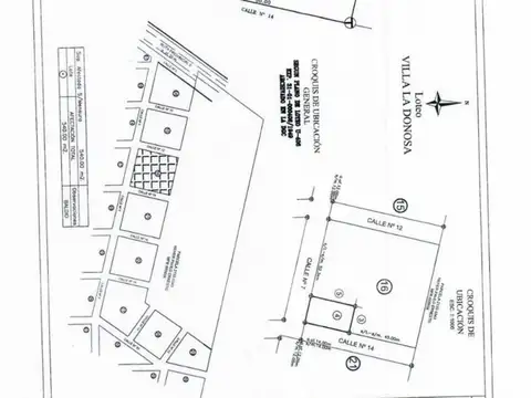 Lote en La Donosa, Villa del Prado. 540m2 - Ruta 5