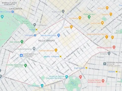 Lotes Terrenos Comun Dobles Villa Crespo Palermo Queen USAA