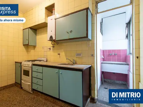 Departamento 2 ambientes con 1 baño