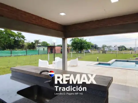 VENTA QUINCHO CON PILETA EN COLONIA BENITEZ