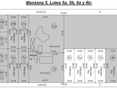 Lotes en venta Manzana 5, Parque Las Naciones, Guernica