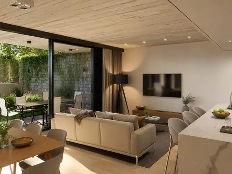 DEPARTAMENTO DE 3 DORMITORIOS VENTA PATIO EXCLUSIVO CON VISTA AL GOLF FISHERTON ROSARIO