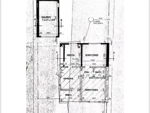 Casa 3 ambientes con 2 baños