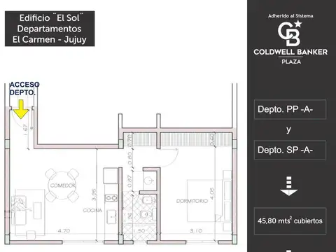 Departamento en Venta en El Carmen, USD 34.000