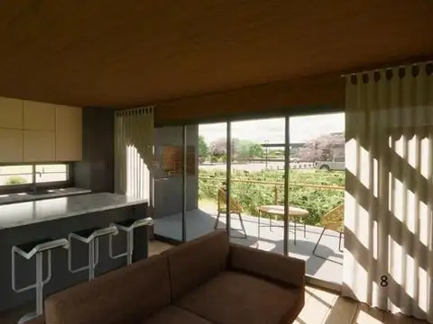 Casa 2 ambientes con 1 baño