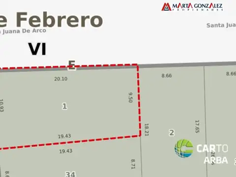 Terreno en Venta en Ciudadela, USD 139.000