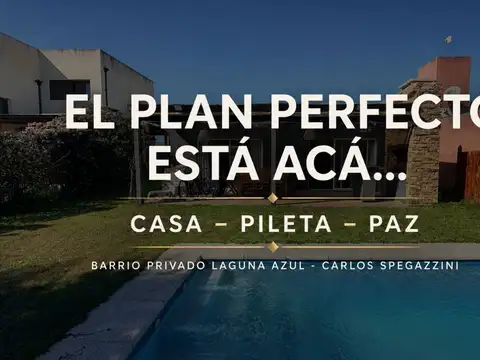CASA LAGUNA AZUL SPEGAZZINI EZEIZA APTO CREDITO