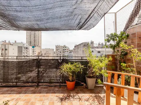 Balcón terraza, muy luminoso, vista abierta