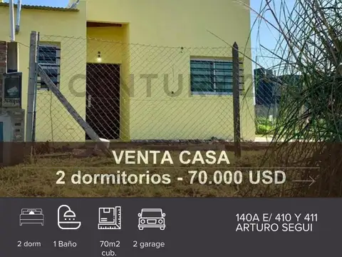Venta de Casa 3 AMBIENTES en Arturo Seguí, La Plata                                C...
