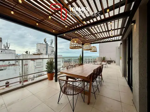 RESERVADO Semipiso 3 ambientes con gran terraza propia y parrilla en Plaza Colón - Mar del Plata