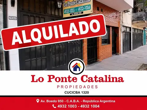 Galpón/ Deposito en ALQUILER -Zona Boedo-