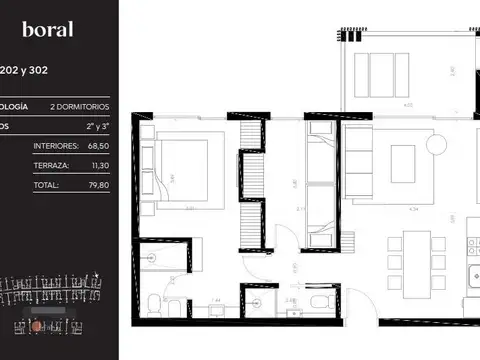 Departamento en Villarobles