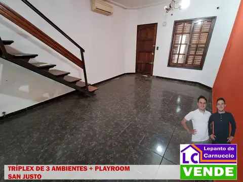 Depto Tipo Casa 4 ambientes con 1 baño