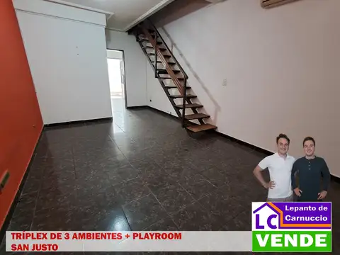 Depto Tipo Casa en Venta en San Justo, USD 90.000