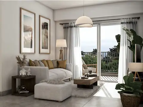 Departamento Monoambiente con 1 baño