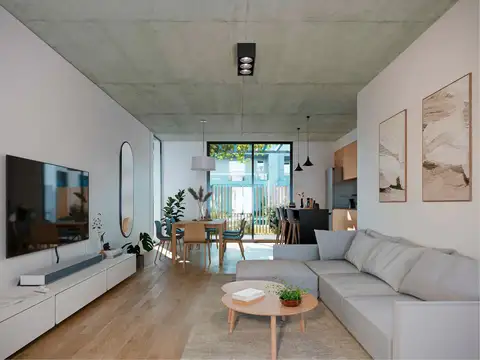 Departamento 3 ambientes con 2 baños