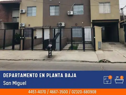 Departamento - Alquiler - Argentina, San Miguel - Las Malvinas 1078