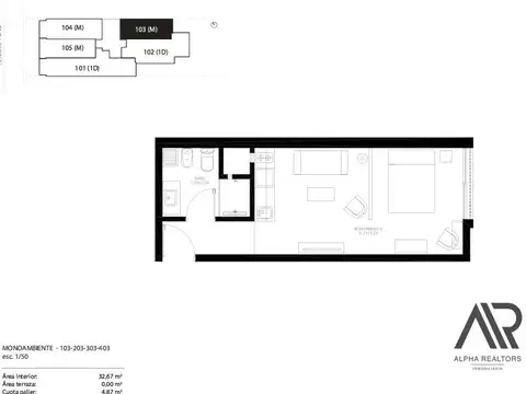 Apartamento en venta en Buceo a metros de la rambla.