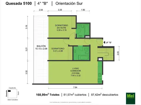 Departamento en Venta al Sur