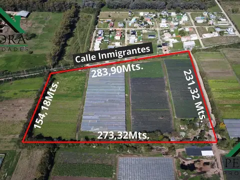 Campo 5,27has - Terreno - Escobar -  Calle Inmigrantes