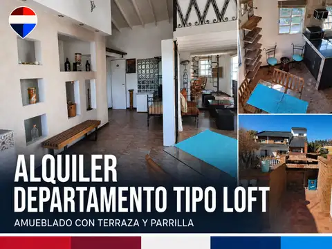 ALQUILER MONOAMBIENTE LOFT AMUEBLADO PILAR