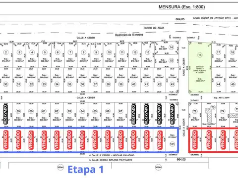 Lotes en venta | B° La Simonetta (Etapa N°2), Zona Chacras, El Cazador | Contado y/o Financiación