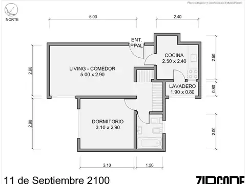 Departamento en Alquiler de 2 ambientes