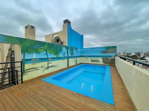 ¡Alquiler! Dpto. en Alta Córdoba - 1 dormitorio ¡Con balcón y terraza con asadores y pileta!