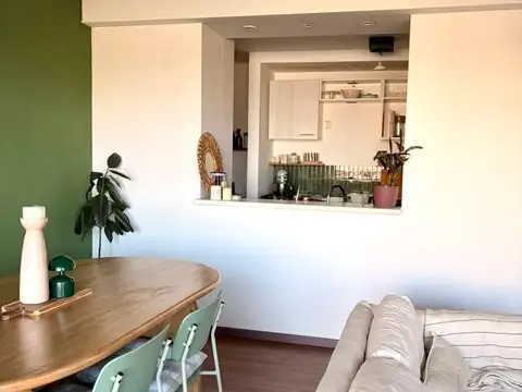 Departamento 2 ambientes con 2 baños