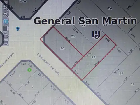 Esquina + lote contiguo: 30 mts de frente - Villa Ballester