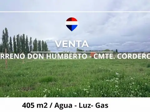 VENTA LOTE CONTRALMIRANTE CORDERO