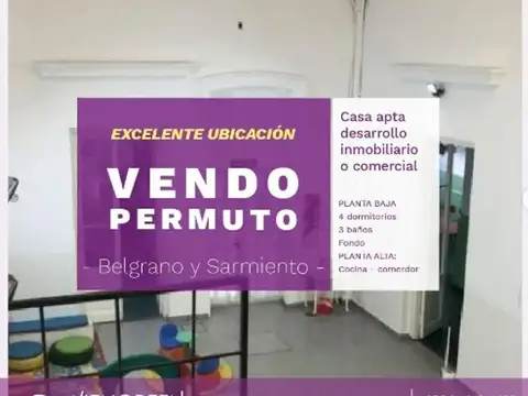 Excelente propiedad para desarrollo Inmobiliario o Comercial