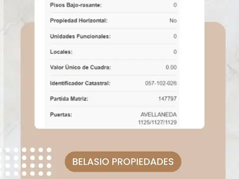 Terreno en Venta 51  mts Fondo