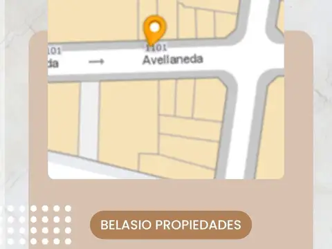 Terreno en Venta 8  mts Frente