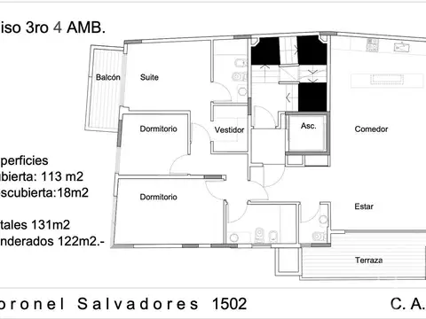 Departamento en Venta en Barracas, USD 235.000
