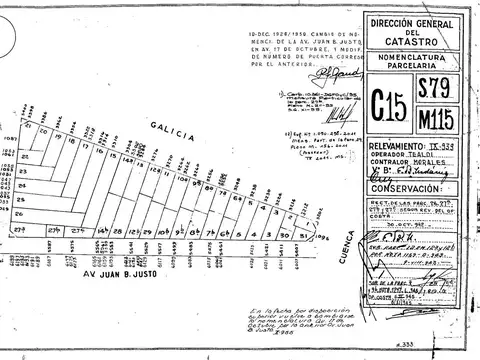VENTA DE LOCAL  DE 341 M2 A refaccionar SOBRE JUAN B JUSTO ESQUINA CONCORDIA