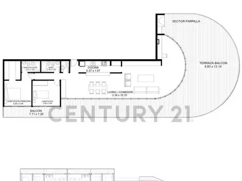 Departamento en Venta de 2 dormitorios