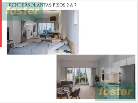 Departamento en Venta de 2 ambientes