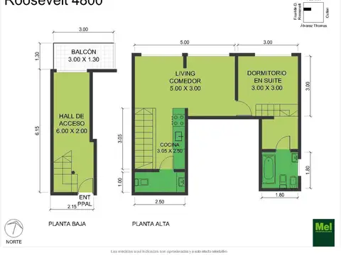 Departamento en Venta de 3 ambientes