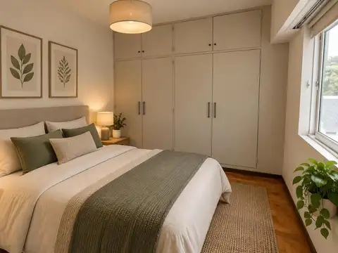 Departamento 2 ambientes con 1 baño