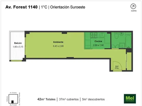 Avenida Forest 1100