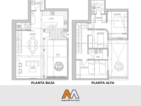 Casa 4 ambientes con 2 baños