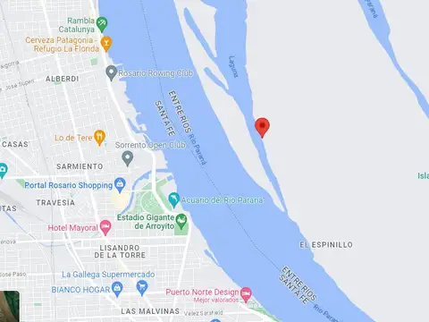 el embudo, rio parana